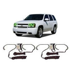 Bright Green Angel Eye Headlight Halo kit for Chevrolet Trailblazer 02-09 picture