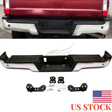 NEW Chrome Rear Bumper Assembly for 2017-2022 Ford F-250 F-350 SuperDuty w/ Park picture