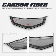 For Honda 02-08 Accord CL7  Carbon Fiber Front Bumper Grill Mesh Cover picture