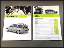 2005 Volvo V50 Wagon Original Car Sales Brochure Folder picture