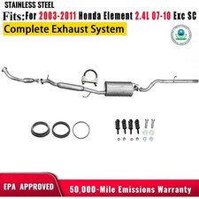 Complete Exhaust System For 2003-2011 Honda Element 2.4L 07-10 Exc SC Models New picture