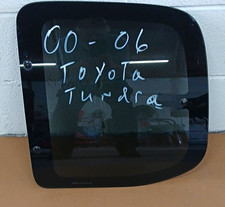 2000-06 Toyota Tundra  Extended Cab Left Side Quarter Glass picture