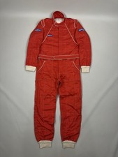 Vintage Sparco Nomex Racing Suit Red Size 56 CSAI 1986 Motorsport picture