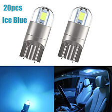 20x T10 194 168 2825 W5W COB Blue LED Interior License Plate Light Bulbs Ice picture
