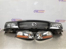 03 MERCURY MARAUDER HEADER PANEL BLACK UA GRILLE, HEADLIGHT AND FOG LAMP SET picture