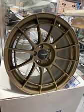 2x Enkei Nt03RR wheels 18x10.5 +15 offset 5x114.3 titanium gold bronze JDM EVO picture