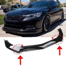 For Honda Accord Coupe Sedan Front Bumper Lip Splitter Spoiler Body Gloss Black picture