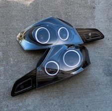Infiniti G37 V36 G35 Q40 07-14 4dr Sedan Halo Tail Lights Black Reflector picture