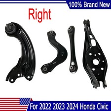 4PCS For 2022-24 Honda Civic Rear Right Upper & Lower Control Arm 52350-T20-A00 picture