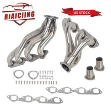 Pair Shorty Headers for Big Block V8 Chevy 396 402 427 454 502 Stainless Steel picture