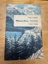 1954 Ford MagicAire System Original Owner’s Instruction Manual Brochure FoMoCo picture