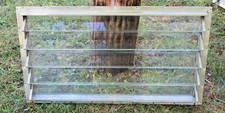 Original 1960's vintage Shasta Starflyte Jalousie camper window 33 1/2
