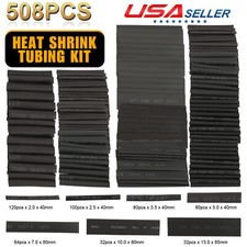 508Pcs Heat Shrink Tubing Insulation Shrinkable Tube 3:1 Wire Cable Sleeve Kit picture