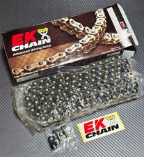 EK 530 ZVX3 120 link BLACK+GOLD Extreme X-ring Chain Made in JAPAN HARLEY BUSA picture
