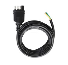 Trailer-Side Male End 4 Flat Connector Wire 10 Feett Jacketed Cable Color Code picture