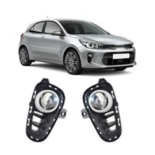 For 2018-2020 Kia Rio Fog Lights Lamps with Chrome and Assembly Set L&R Side picture