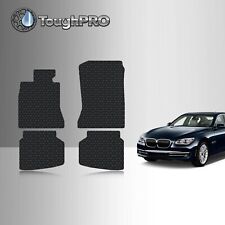 ToughPRO Floor Mats Black For BMW 7 Series All Weather Custom Fit 2009-2015 picture