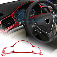Red Speed Indicator Speedometer Carbon Fiber Sticker For For Acura ILX 2013-2022 picture