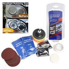 Pro Car Headlight Lens Restoration Repair Kit Polishing Cleaner Cleaning Tool US picture