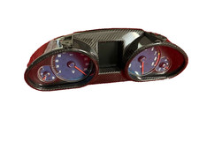 MASERATI GRANTURISMO & QUATTROPORTE CARBON FIBER SPEEDOMETER BEZEL OVERLAY picture
