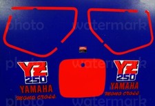 1987 Yamaha YZ250 10pc graphics 86' decals stickers adesivos kit VMX YZ 250 picture