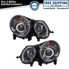 Headlight Assembly Pair LH RH 2pc for 2007-2009 Mercedes-Benz E320 E350 E550 picture