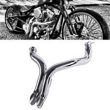 IRON GROWL 2'' Loud Drag Shovelhead Exhaust Pipes for Harley Exhaust Shovelhead picture