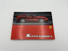 FERRARI 575 SUPERAMERICA OWNERS INSTRUCTIONS MANUAL | POUCH BOOK #2243/05 FRENCH picture