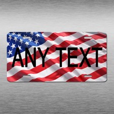 PERSONALIZED CUSTOM ALUMINUM LICENSE PLATE Car Tag Truck (Your Text) picture