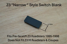 NEW BMW Z3 Roadster Center Console Switch Blank Cover Trim Cap 95-98 51168400712 picture