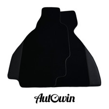 AutoWin Brand Black Floor Mats For Ferrari 328 GTS 1985-1989 with Leather picture