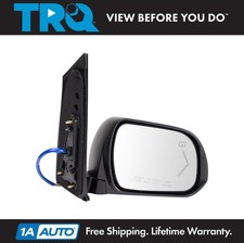 TRQ Mirror Power Folding Heated Signal Memory Puddle Black Right RH for Sienna picture