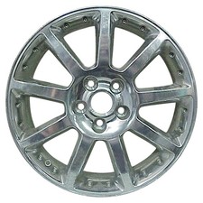 Used Polished Bright Polished Aluminum Wheel 18 x 8 9594375 picture