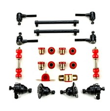 Red Poly Front End Suspension Rebuild Kit Fits 1975 - 1982 Chevrolet Corvette picture