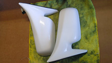89-91 OEM Toyota Camry Facelift Kouki Side Mirrors 040 Super White II Pair picture
