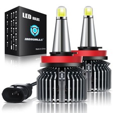 8-Sides 360° H11 H9 LED Headlight Bulbs Low Beam 3000000LM Super Bright White 2x picture