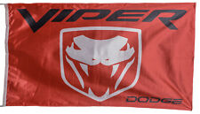 DODGE VIPER-FLAG LANDSCAPE RED 5 X 3 FT 150 X 90 CM picture
