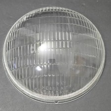 C.M. Hall Lamp Co. Bi Ray Convex Glass Headlight Lens 1930’s Or 1940’s 7 3/4” picture