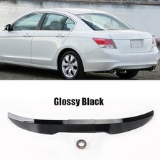 For Honda Accord Rear Trunk Lip Spoiler Wing Top Roof Wing Glossy Black picture