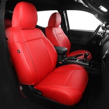 FREESOO Custom Fit Seat Covers for Toyota Tacoma 2005-2015 Full Set, Red  picture