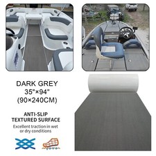 EVA Foam Traction Pads for Bass Boat ,Marine Boat Flooring , Dark Grey Carpet picture