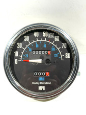 Harley NOS  OEM   RARE  vintage Shovelhead speedometer FXDG 67017-83 picture