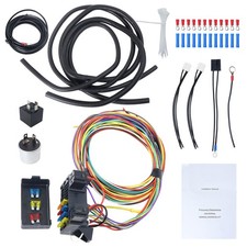 8 Circuit Wiring Harness Kit Street Rat Hot Rod Basic Starter Starter Kit picture