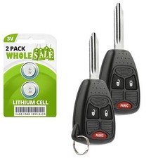 2 Replacement For 2006 2007 2008 2009 Dodge Ram Key Fob Remote picture