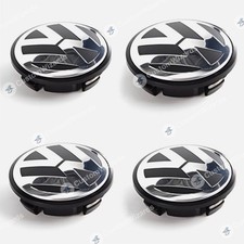 New Volkswagen x4 65mm 2.5 Wheel Cap 3B7601171 Fits Jetta Passat Golf CC Tiguan picture