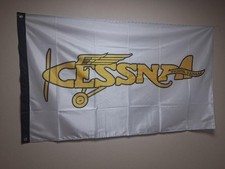 CESSNA FLAGS 3FT X 5FT-EXCELLENT QUALITY. OLD ORIGIANAL COMPANY LOGO picture