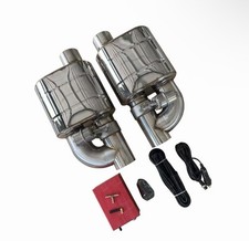 JTLD High Quality Performance Exhaust Muffler Vacuum Valve Muffler with 201SS 1 picture