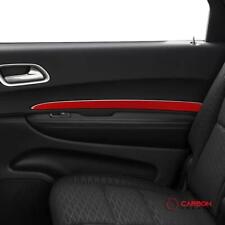 [4pcs] Real Carbon Fiber Door Panel Trim Overlay for 2011-2022 Dodge Durango picture
