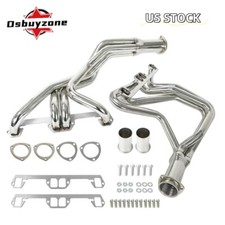 for 1972-1991 Dodge 5.2L 5.9L V8 Pair Stainless Steel Tube Long Exhaust Headers  picture