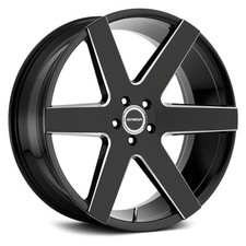 Strada CODA Wheel 22x9.5 (25, 5x127, 78.1) Black Single Rim picture